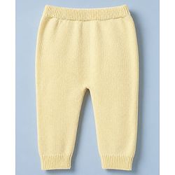 Babyhug Natural Knit SWEATER SET Regular YELLOW 0-3m
