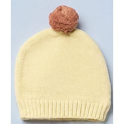 Babyhug Natural Knit SWEATER SET Regular YELLOW 0-3m
