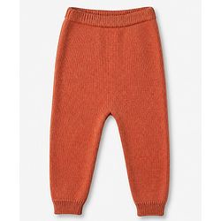 Babyhug Cotton Knit Sweater Set with Cap and Full Sleeves with Hedgehog Mushroom Cable Knit Design - Light Brown