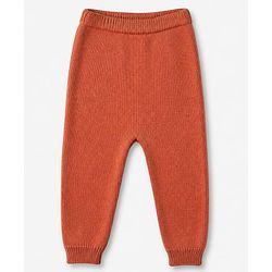 Babyhug Cotton Knit Sweater Set with Cap and Full Sleeves with Hedgehog Mushroom Cable Knit Design - Light Brown
