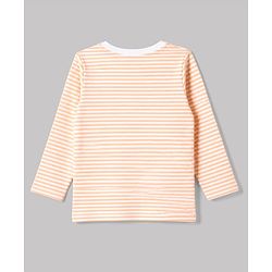 Babyhug 100% Cotton Interlock Knit Full Sleeves T-Shirts with Fox, Monkey & Koala Print in Sky Blue, Light Pink & Offwhite