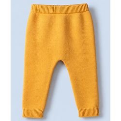 Babyhug Natural Knit SWEATER SET Regular yellow 3-6m