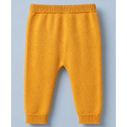 Babyhug Natural Knit SWEATER SET Regular yellow 3-6m
