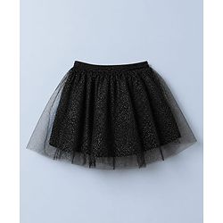 Babyhug 100% Cotton Single Jersey Knit Full Sleeves Top and Skirt Set with Bow Print in White