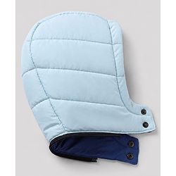 Babyhug Woven Padded Quilted Hooded Winter Jacket with Full Sleeves and Cut & Sew - Blue