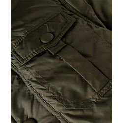 Babyhug Woven Full Sleeves Padded/Quilted/ Winter Jacket - Olive