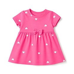 Babyhug Cotton Single Jersey Knit Half Sleeves Heart & Rainbow Print Pack of 2 - Pink & Sea Green