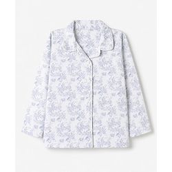 Babyhug 100% Cotton Knit Full Sleeves Co-Ords Shirt & Pyjama Night Suit with Tropical Print - White