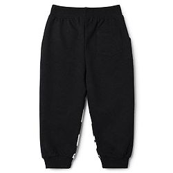 Babyhug 100% Cotton Looper Knit Jogger Fit Full Length Lounge Pant with Adventure Print in Black