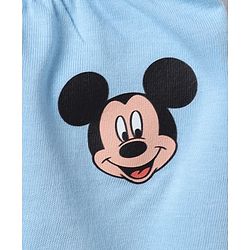 Babyhug Disney 100% Cotton Knit Briefs With Disney Character Graphic Pack Of 3 - Sky Blue Orange & Navy Blue