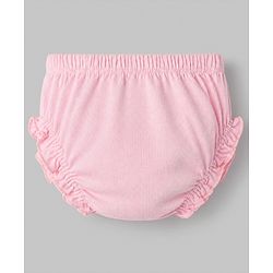 Babyhug Disney Single Jersey Knit Bloomers With Minnie Mouse Graphic Pack of 3- Pink Blue Yelow