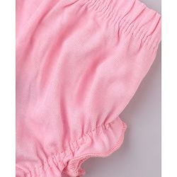 Babyhug Disney Single Jersey Knit Bloomers With Minnie Mouse Graphic Pack of 3- Pink Blue Yelow