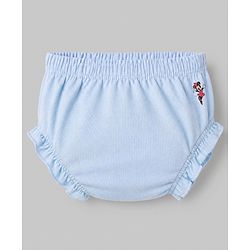 Babyhug Disney Single Jersey Knit Bloomers With Minnie Mouse Graphic Pack of 3- Pink Blue Yelow