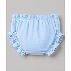 Babyhug Disney Single Jersey Knit Bloomers With Minnie Mouse Graphic Pack of 3- Pink Blue Yelow