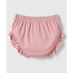 Babyhug Disney 100% Cotton Single Jersey Knit Solid Bloomers Pack of 3 in White Blue & Pink