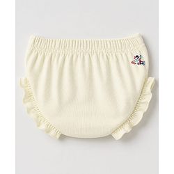 Babyhug Disney 100% Cotton Single Jersey Knit Solid Bloomers Pack of 3 in White Blue & Pink