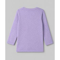 Babyhug 100% Cotton Interlock Knit Front Open Full Sleeves Jhablas With Polka Dot, Floral Print & Bunny Ear Applique Pack of 3 - Lilac, White & Pink