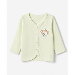 Babyhug 100% Cotton Interlock Knit Full Sleeves Animal & Striped Print Jhablas Pack of 3 - Blue Pink & Green