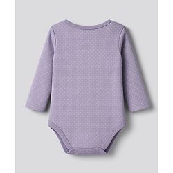 Babyhug 100% Cotton Interlock Knit Full Sleeve Onesies With Polka Dot & Floral Printed Pack of 3 - White, Lilac & Pink
