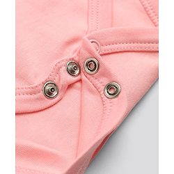 Babyhug 100% Cotton Interlock Knit Full Sleeve Onesies With Polka Dot & Floral Printed Pack of 3 - White, Lilac & Pink