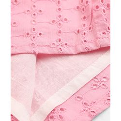 Babyhug 100% Cotton Woven Dress with Sleeveless and Bow Detail in Pink for 3-6 Months