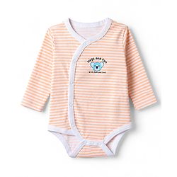 Babyhug 100% Cotton Interlock Knit Full Sleeves Onesie With Animal Print Pack of 3 - Pink & Blue