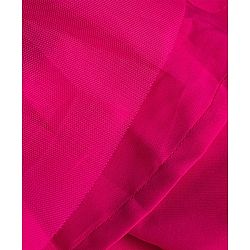 Babyhug Mesh Woven Cap Sleeves Party Dress With Sequin Detailing & Sling Bag - Dark Pink