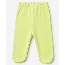 Babyhug Cotton Knit Striped Bootie Leggings With Boat Print Pack of 3 - Navy Blue, Limegreen & Light Blue