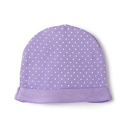 Babyhug 100% Cotton Interlock Knit Full Sleeves Bunny Applique Onesie With Leggings & Cap - Pink & Purple