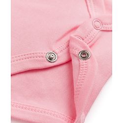 Babyhug 100% Cotton Interlock Knit Full Sleeves Bunny Applique Onesie With Leggings & Cap - Pink & Purple