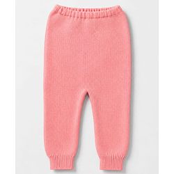 Babyhug Knit Full Sleeves Sweater Set - Pink