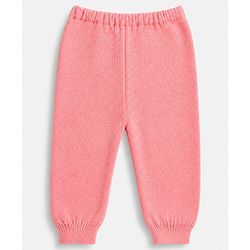 Babyhug Knit Full Sleeves Sweater Set - Pink