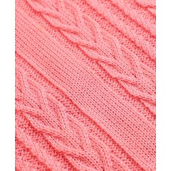 Babyhug Knit Full Sleeves Sweater Set - Pink