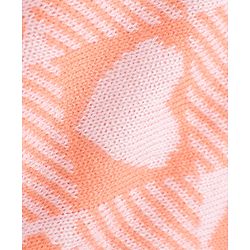 Babyhug Knit Full Sleeves Striped Sweater Set with Checks & Heart Design - Peach