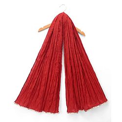 Babyhug 100% Cotton Cambric Woven Sleeveless Lehenga, Choli and Dupatta Set With Floral Print - Maroon