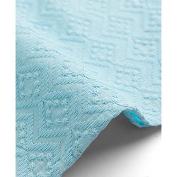 Babyhug 100% Cotton Cambric Full Sleeves Kurta Pyjama Set with Diamond Embroidery in Sky Blue