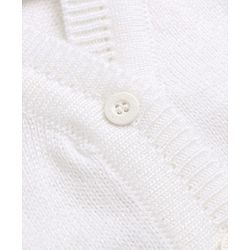 Babyhug Knit Cardigan and Pant with Full Sleeves and Color Block Design in Mint for Preemie-Preemie