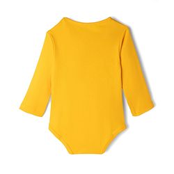 Babyhug Disney Interlock Knit Full Sleeves Onesie With Cap and Lion King Graphic - Yellow