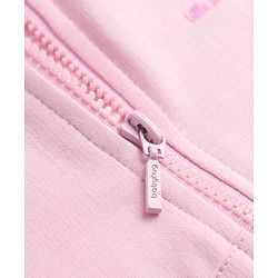 Babyhug 100% Cotton Terry Knit Full Sleeves Hooded Jacket & Legging With Bow - Pink