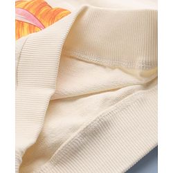 Babyhug 100% Cotton Terry Knit Full Sleeves Winter Wear Suit With Bow Detailing - White
