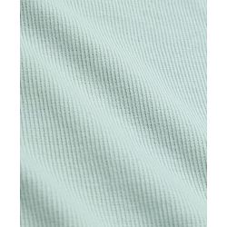 Babyhug Cotton Knit Ribbed Winter T-Shirt with Full Sleeves in Sea Green