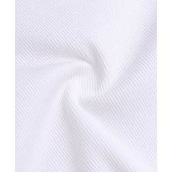 Babyhug Cotton Mixes Knit Solid Winter T-Shirt with Full Sleeves & Ribbed Skivi Neck - White