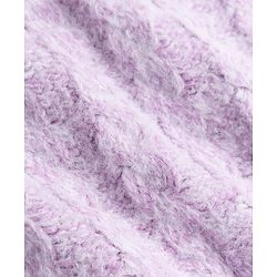 Babyhug Cable Knit Full Sleeves Pullover - Lavender