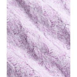 Babyhug Cable Knit Full Sleeves Pullover - Lavender