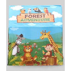 Babyhug Playtime Forest Adventure Tent House for Kids| Indoor & Outdoor Play| Imaginative Play| Spacious Play Area| Portable & Easy to Store| Gifting Option for 3 Years+ Boys & Girls| BIS Certified