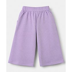 Babyhug 100% Cotton Single Jersey Knit Full Sleeves Top and Pant Set With Butterfly Applique - Lavender