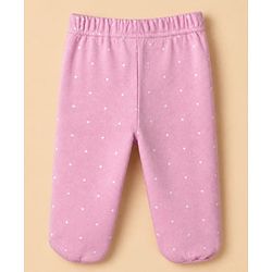 Babyhug Cotton Footed Bootie Legging With Floral Print Pack of 3 - Pink White Blue