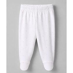 Babyhug Cotton Footed Bootie Legging With Floral Print Pack of 3 - Pink White Green