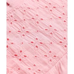 Babyhug Single Jersey Knit Full Sleeves Top & Floral Printed Leggings Set - Pink