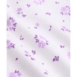 Babyhug 100% Cotton Single Jersey Knit Full Sleeves Top and Leggings with Frill Details and Floral Print - White & Lavender